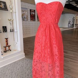 Floral Lace Maxi Dress